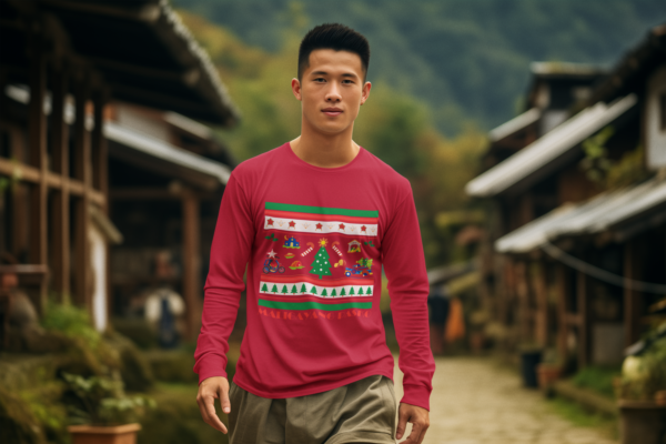 Unisex Long Sleeve  Maligayang Pasko 1 - Image 3