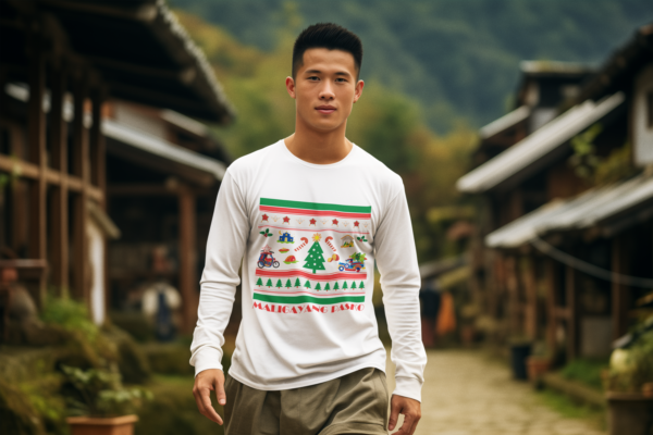 Unisex Long Sleeve  Maligayang Pasko 1 - Image 5