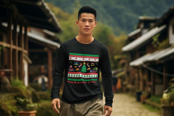 Unisex Long Sleeve  Maligayang Pasko 1 - Image 6