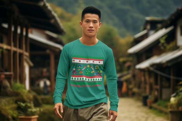 Unisex Long Sleeve  Maligayang Pasko 1 - Image 2